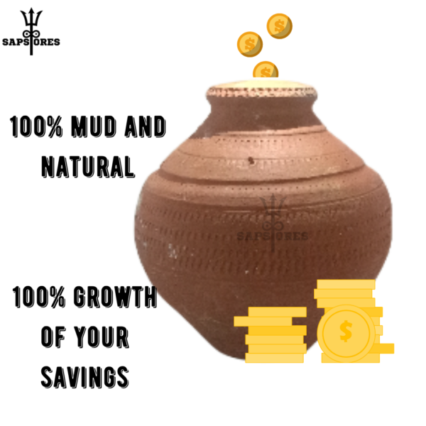 Mud Piggy Bank - Ideal to Save Money! - Image 4